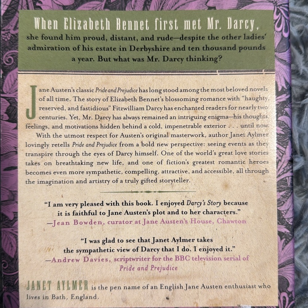 Darcy’s Story Paperback Book by Janet Aylmer - Picture 6 of 13